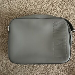 Allsaints Grey Leather Crossbody